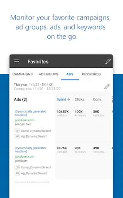 Microsoft Advertising android App screenshot 1